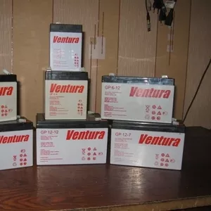 Гелевый аккумулятор ТМ Ventura VG 12В 5-7-9-12 до эхолота,  ИБП,  сигнал