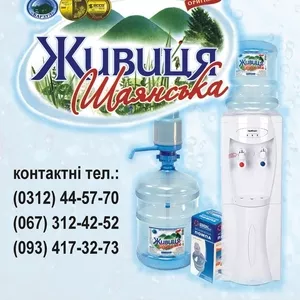 Доставка питної води 18, 9 л. додому Тячів 