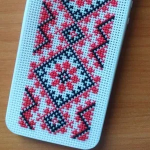 Вышитый чехол на Iphone 5, 5s, hand-made, ручная работа, case for Iphone