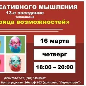 13-е заседание Клуба креативного мышления
