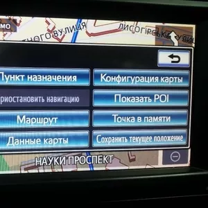Навигация русификация Lexus Toyota is/es/gs/ls/rx/gx/lx Sequoia Tundra