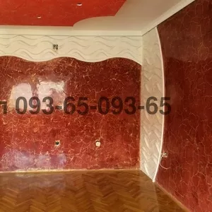 Декоративная отделка: Венецианская штукатурка,  марморино,  гротто
