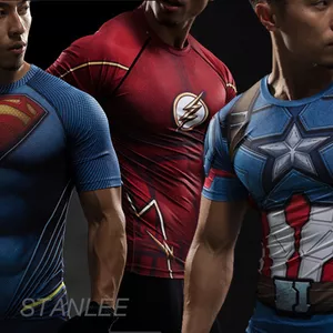 3D Футболка Человек Паук,  Капитан Америка,  Супермен