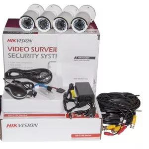 Комплект TurboHD видеонаблюдения Hikvision 1Мп