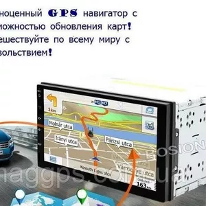 Магнитола 2din Pioneer Pi-707 GPS Android + WiFi + 4Ядра +16 гб