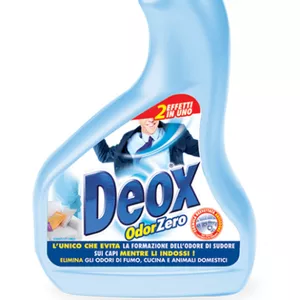 Освежитель-спрей для одежды и тканей Deox