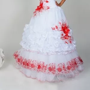 Свадебное платье с вышивкой Украинка 021
