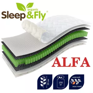 Матрасы Sleep&Fly серии Organic 