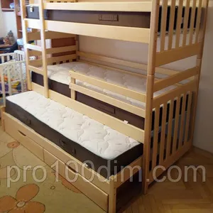 Ліжка двоярусні - низькі ціни від ПростоДІм