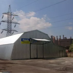 профнастил арочный продольно-гнутый - закругленный дугой профилированн