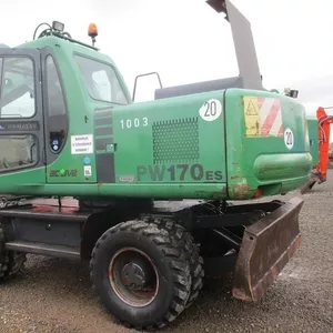 Свежепривезенный экскаватор колесный  Komatsu PW 170 ES-6K   2003 г.в.