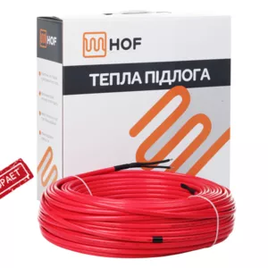 Неперегораемый кабельный теплый пол HOF