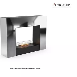 Підлоговий біокамін Edison-m3 400 Gloss Fire 