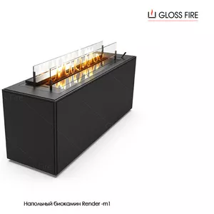 Підлоговий біокамін Render 900-m1 Gloss Fire 