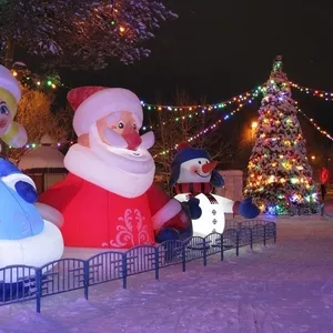 Надувные новогодние фигуры Inflatable Christmas Shapes
