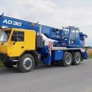 Аренда автокран. Автокран TATRA CKD AD30,  компания Одесскрансервис