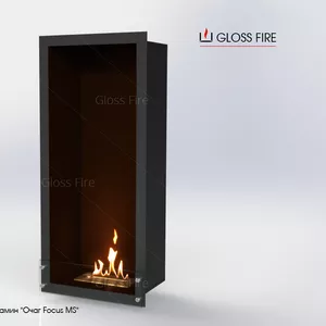 Вбудований біокамін «Очаг 1000 MS-арт.009» Gloss Fire 