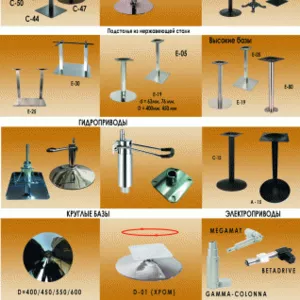 Опоры для стола подстолья металлические