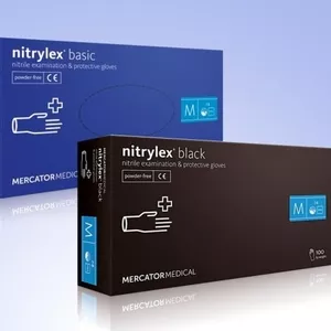 Перчатки нитриловые Nitrilex 50 шт.(25 пар) - 260 гр.