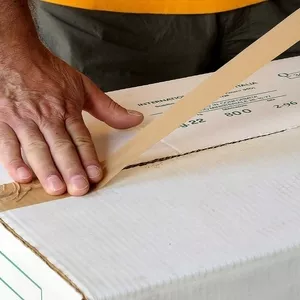 Бумажный крафт скотч упаковочный 48 мм х 50 м,  Viskom