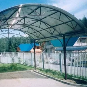 Навесы Днепр изготовление монтаж козырьки для авто на дачу