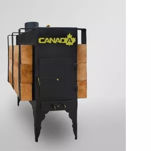 Печь дровяная Canada с тепло аккумулятором
