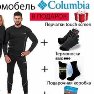 Мужские, женские, детские комплекты термобелья Columbia, Термоноски,  Бафф