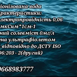 Деионизированная вода