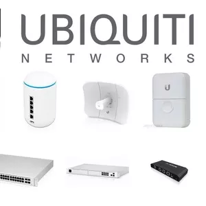 Любые сетевые устройства Ubiquiti - роутеры и свитчи