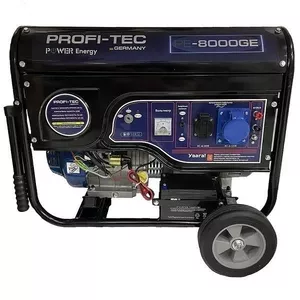 Бензинові генератори-электростанції электропуск Profi-Tec 8000GE
