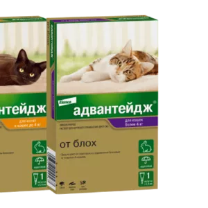 Капли Bayer Адвантейдж 80 кот от 4кг до 8кг