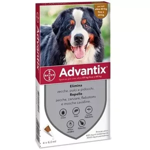 Bayer Advantix Адвантикс краплі на холку для собак 40-60кг