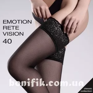 Жіночі фантазійні панчохи EMOTION RETE VISION 40 DEN