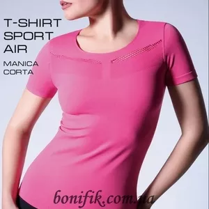Рожева спортивна жіноча футболка T-SHIRT SPORT AIR