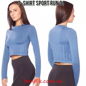 Жіноча футболка з довгим рукавом T-Shirt Sport Run 01