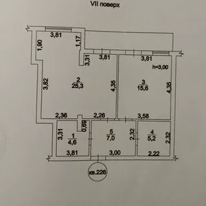 Видовая квартира с автономным отоплением