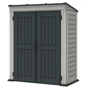 Сарай пластиковый Yardmate 171x92x202 см темно-серый