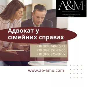 Адвокат у сімейних справах. Розділ майна,  аліменти,  розлучення