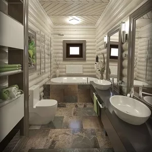 Загородные дома,  бани из сруба