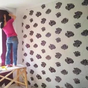 Поклейка обоев Покраска Малярные работы 
