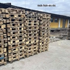 Завжди у продажу широкий асортимент дерев'яних піддонів бв. 