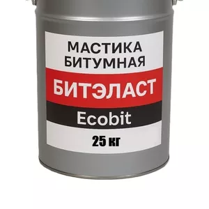 Мастика битумная ведро 25, 0 кг БИТЭЛАСТ - БИТУМНЫЙ Ecobit 