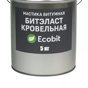 Мастика битумная ведро 5, 0 кг БИТЭЛАСТ - КРОВЕЛЬНЫЙ Ecobit 