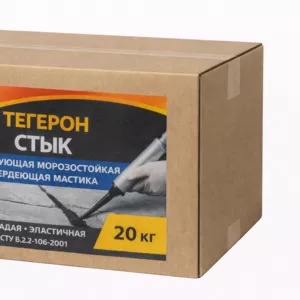 Тегерон Стык Экобит ящик 20 кг герметизирующая морозостойкая мастика