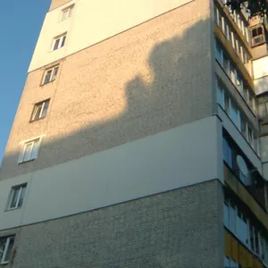 Утепление с внешней стороны помещения.