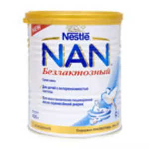 Nestle NAN-безлактозный,  с рождения,  400 гр
